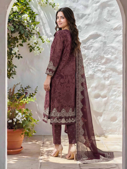 3 Piece Lawn Suit (Unstitched)