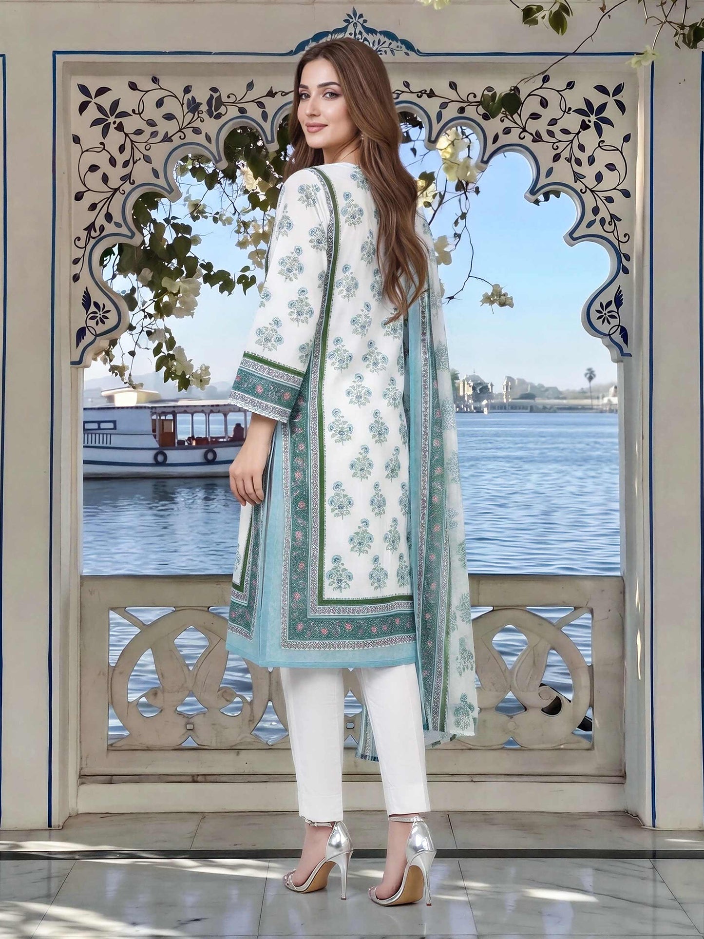 2 Piece Lawn Suit (Unstitched)