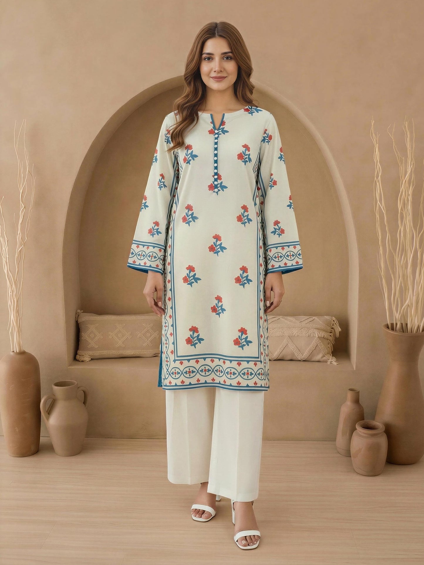 Lawn Slub Shirt (Unstitched)