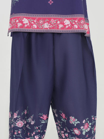 3 Piece Lawn Suit- Printed (Unstitched)