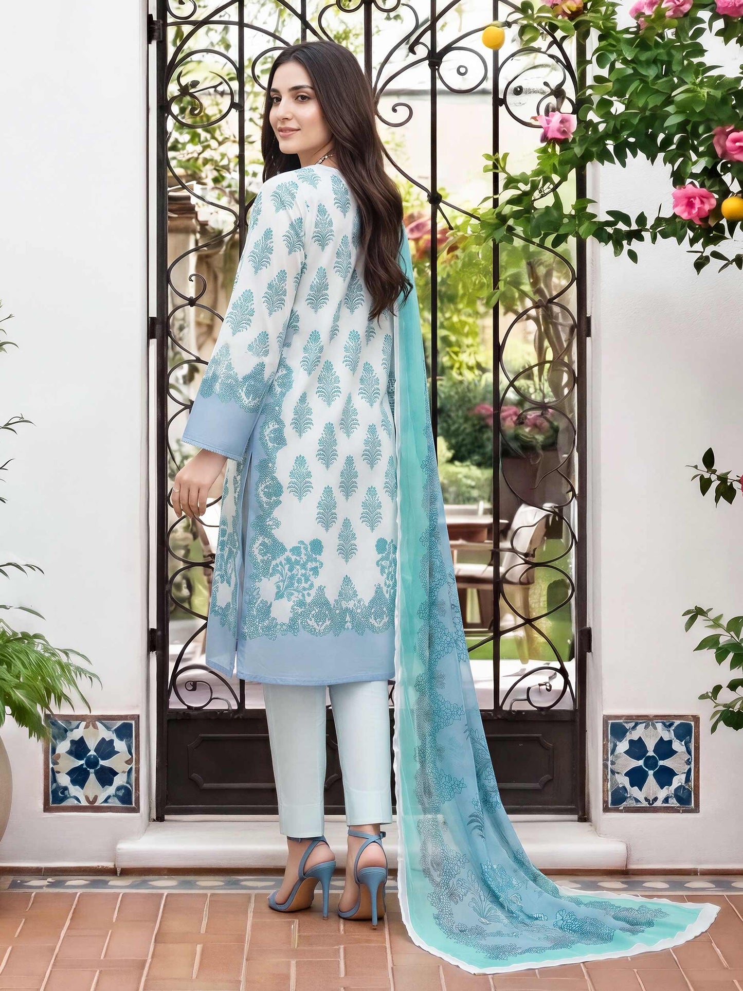 2 Piece Lawn Suit (Unstitched)