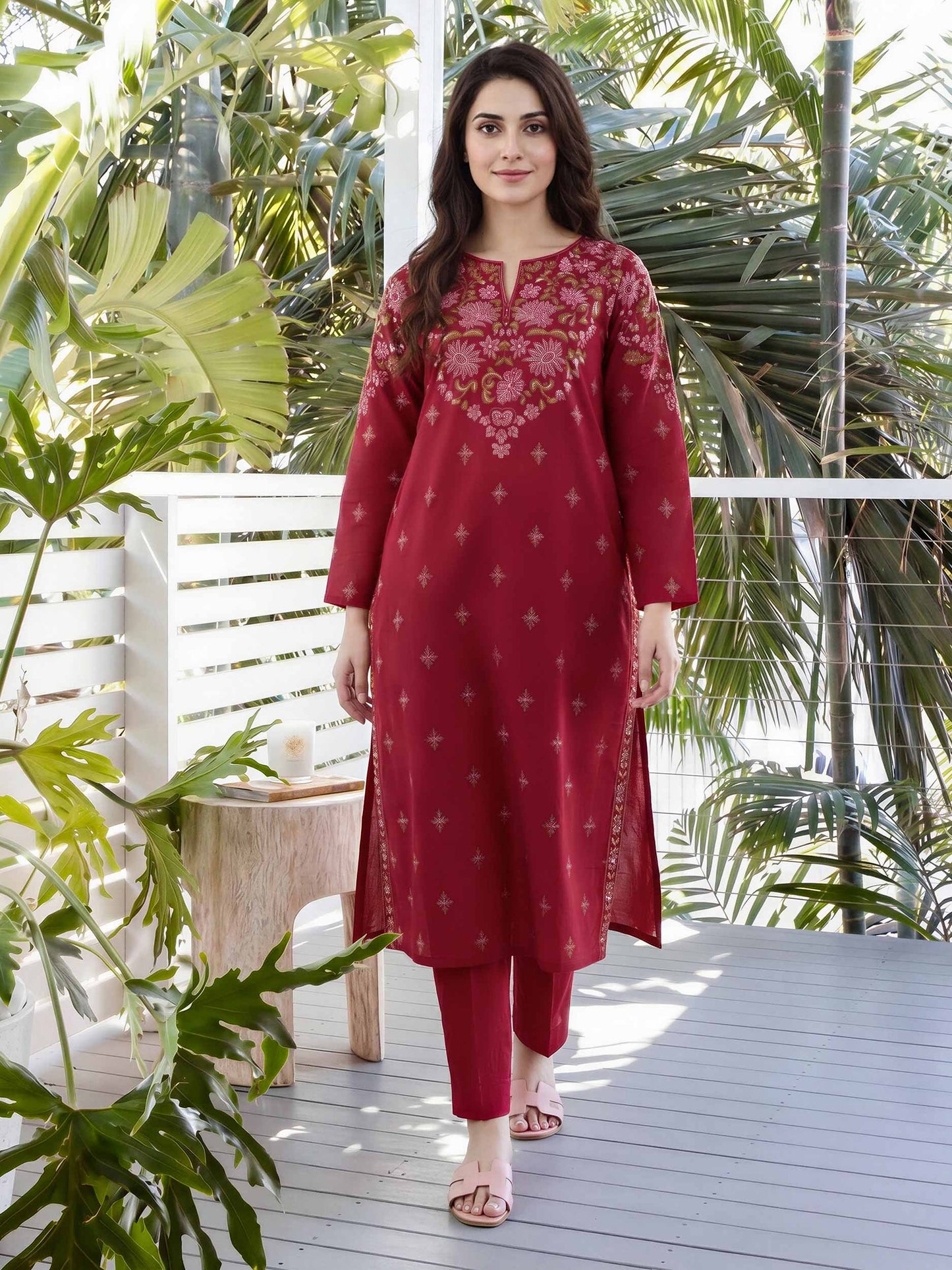 2 Piece Lawn Suit (Unstitched)
