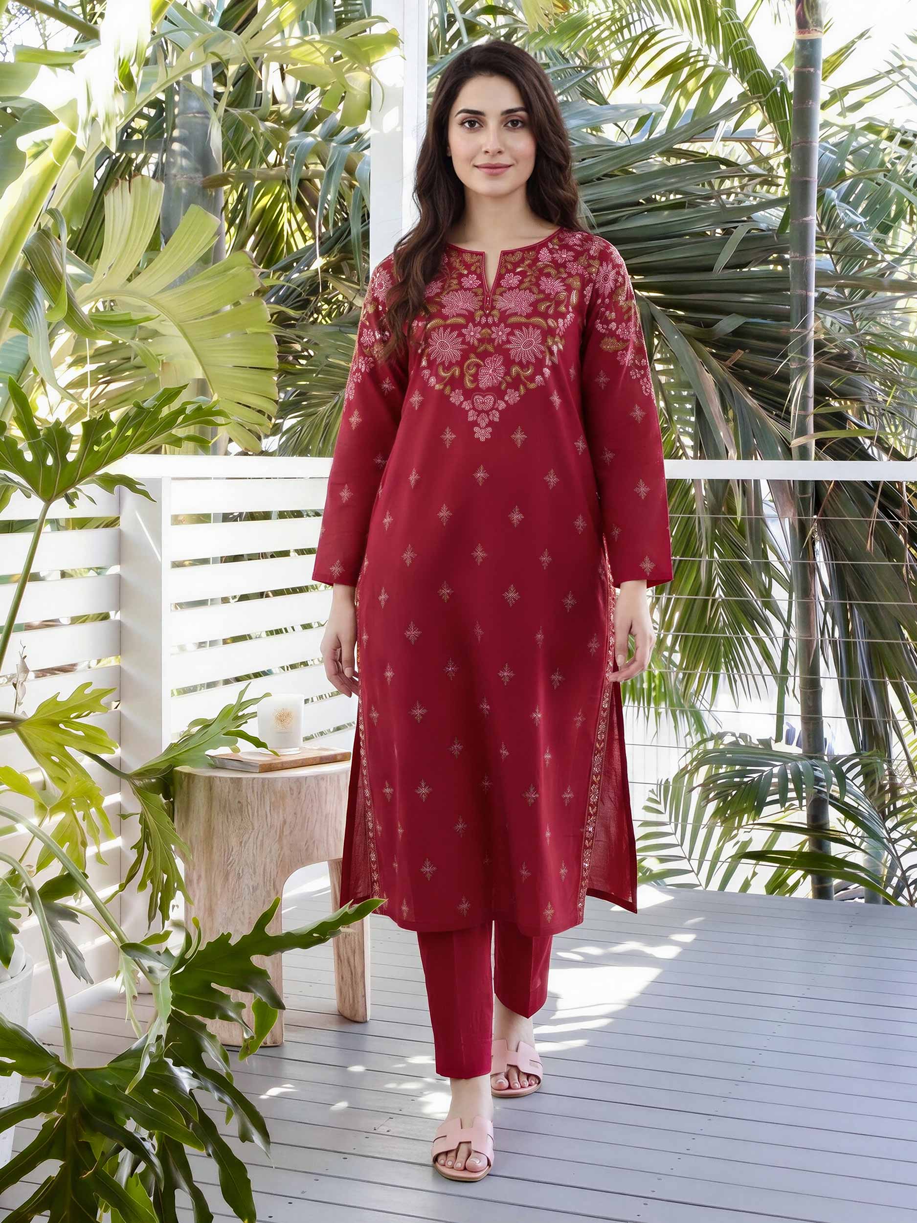 2 Piece Lawn Suit (Unstitched)