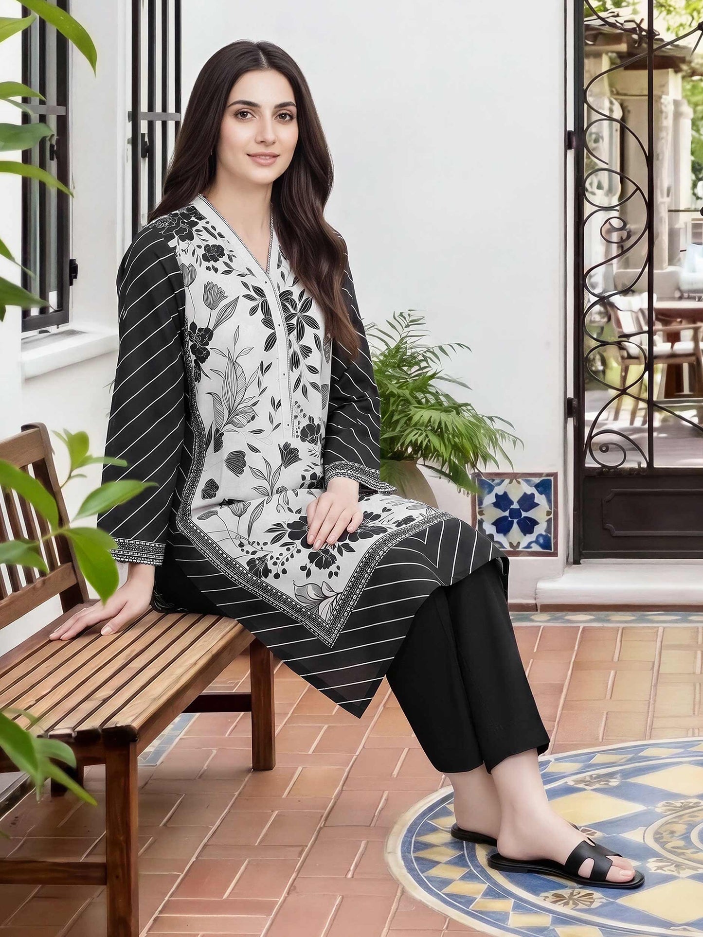 Lawn Shirt (Unstitched)