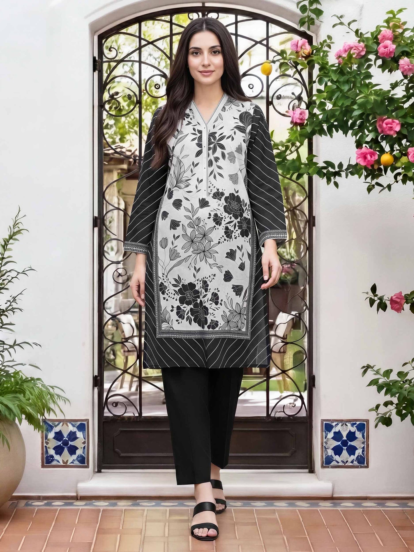 Lawn Shirt (Unstitched)
