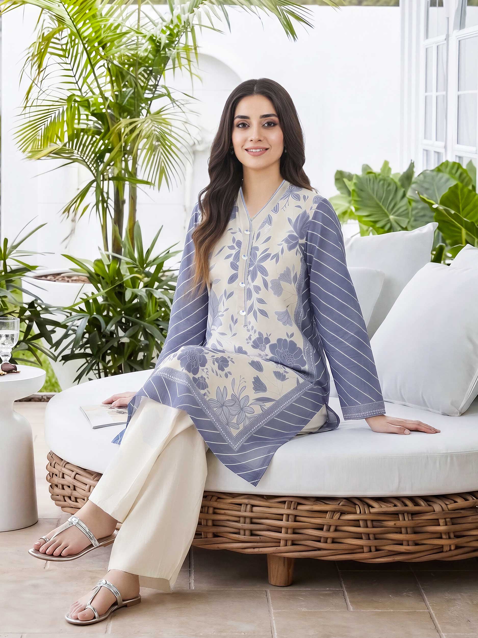 Lawn Shirt (Unstitched) price in Pakistan