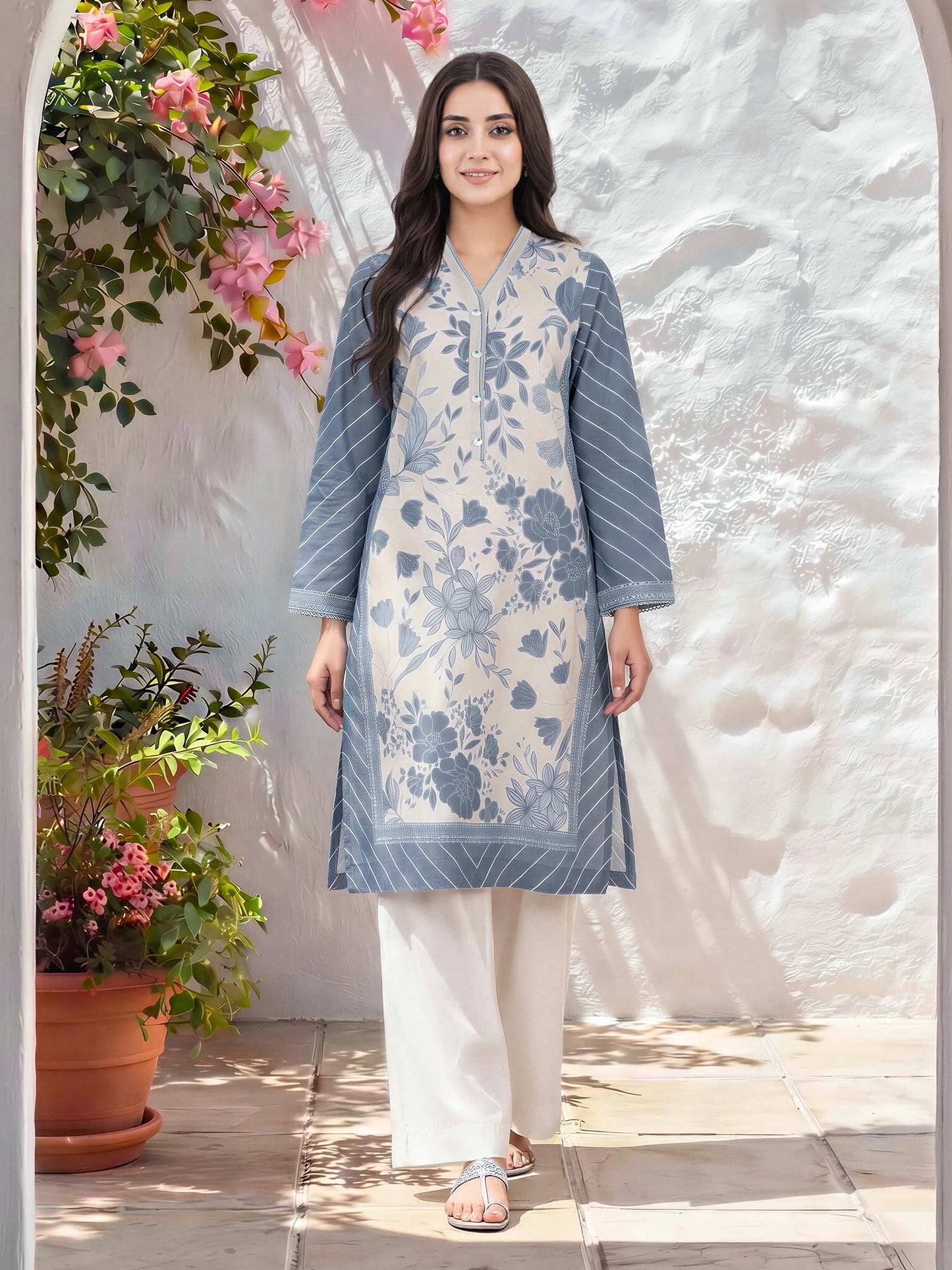 Lawn Shirt (Unstitched)