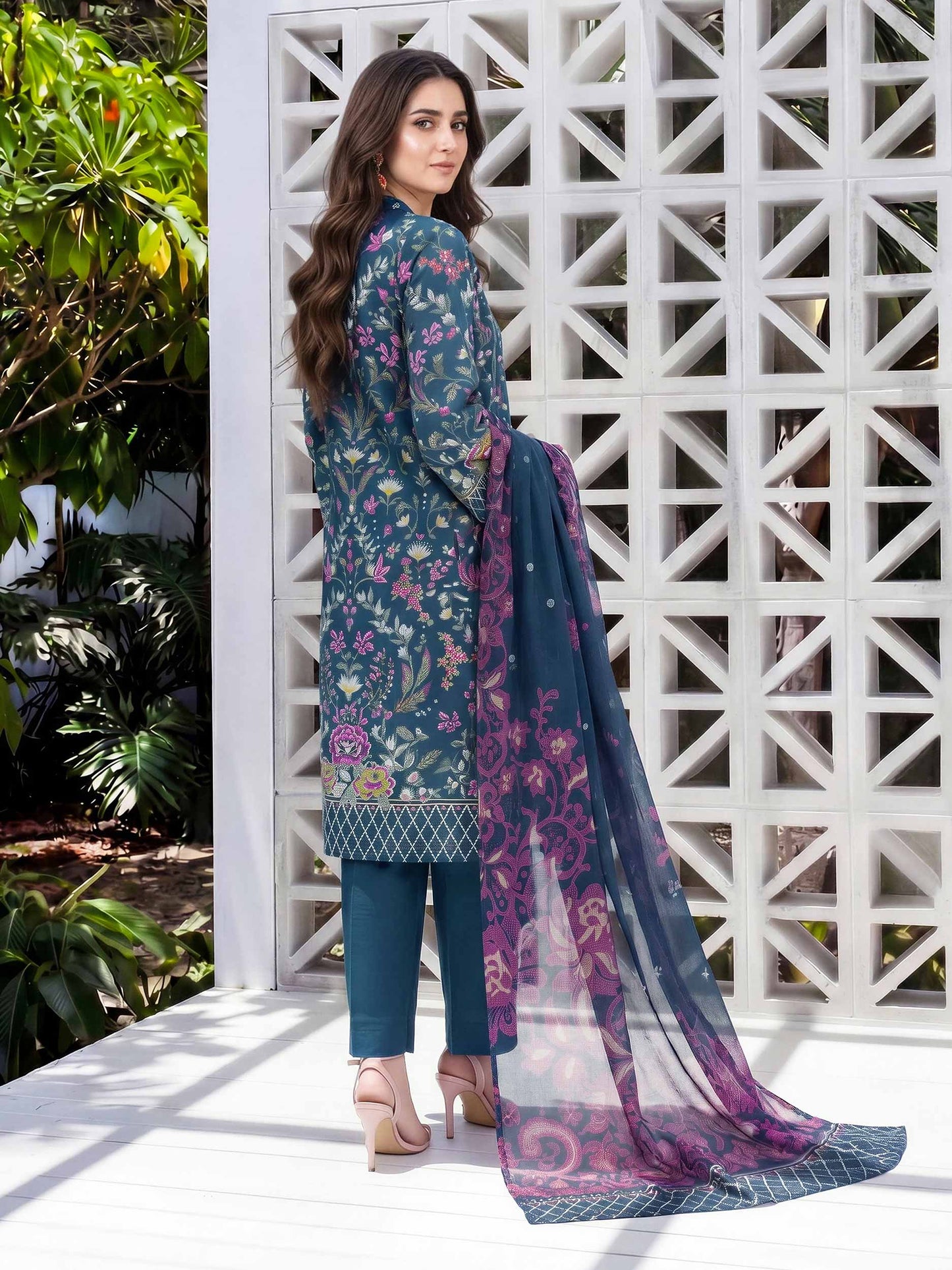 3 Piece Lawn Suit (Unstitched)