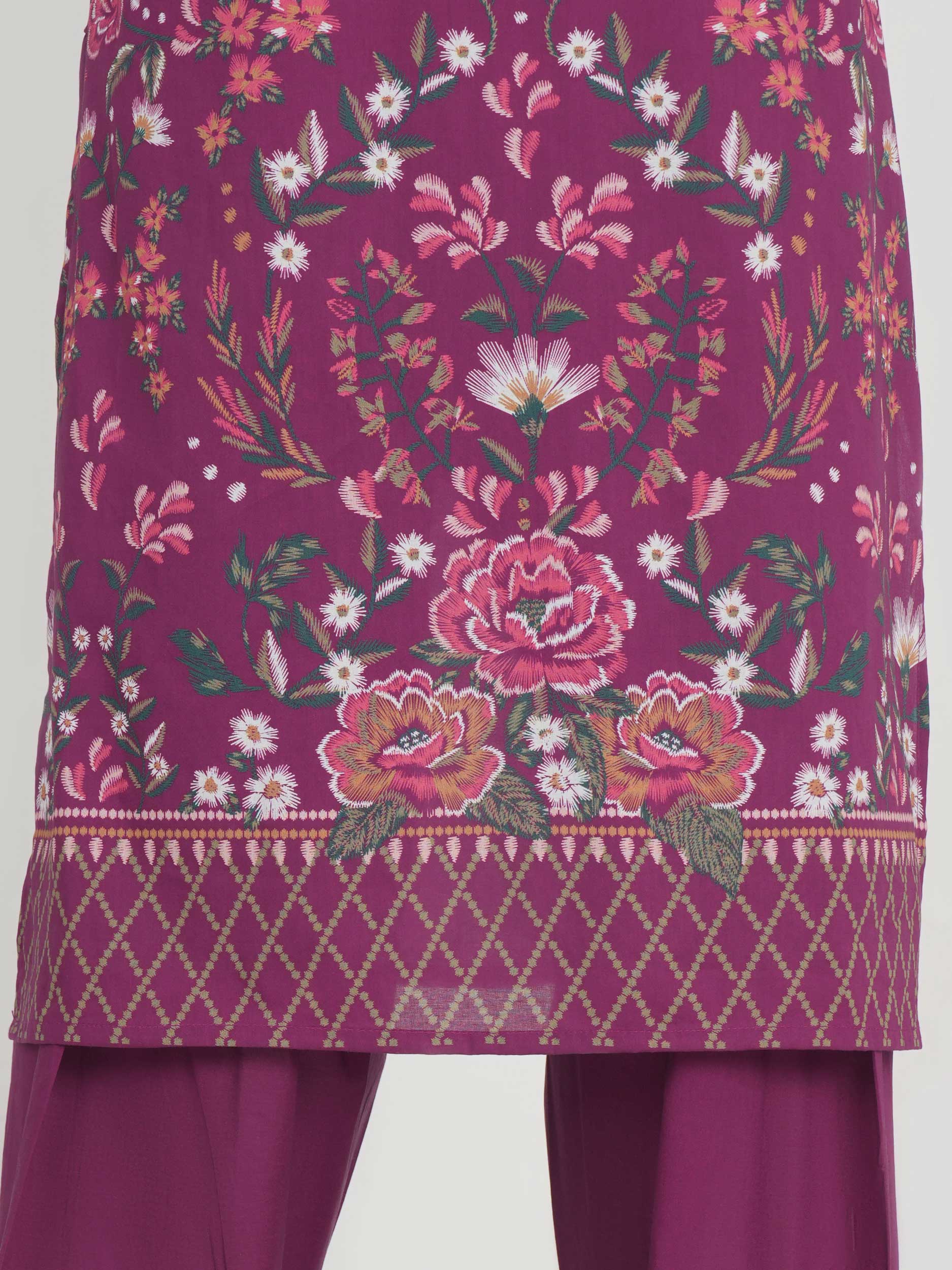3 Piece Lawn Suit (Unstitched)