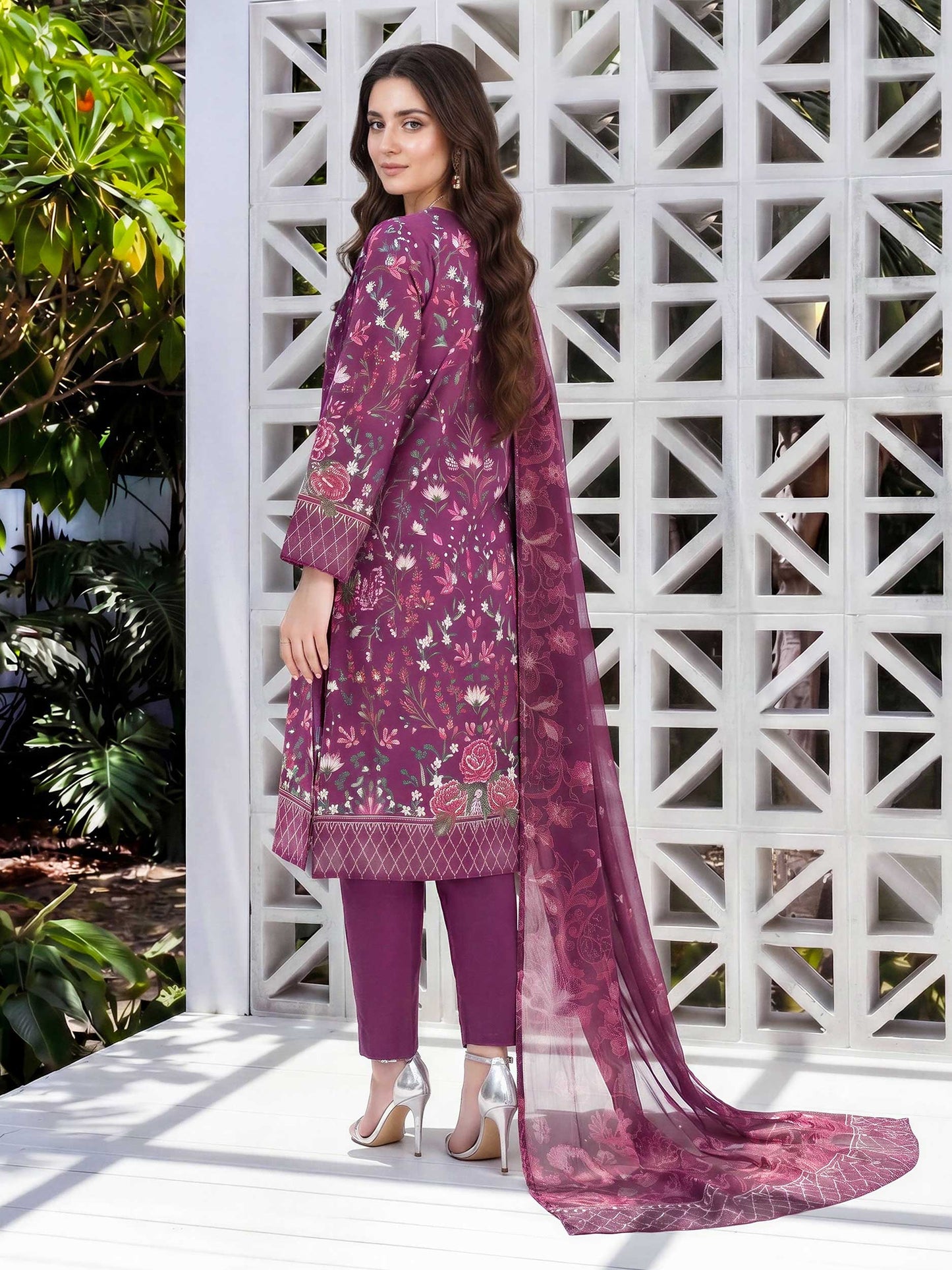3 Piece Lawn Suit (Unstitched)