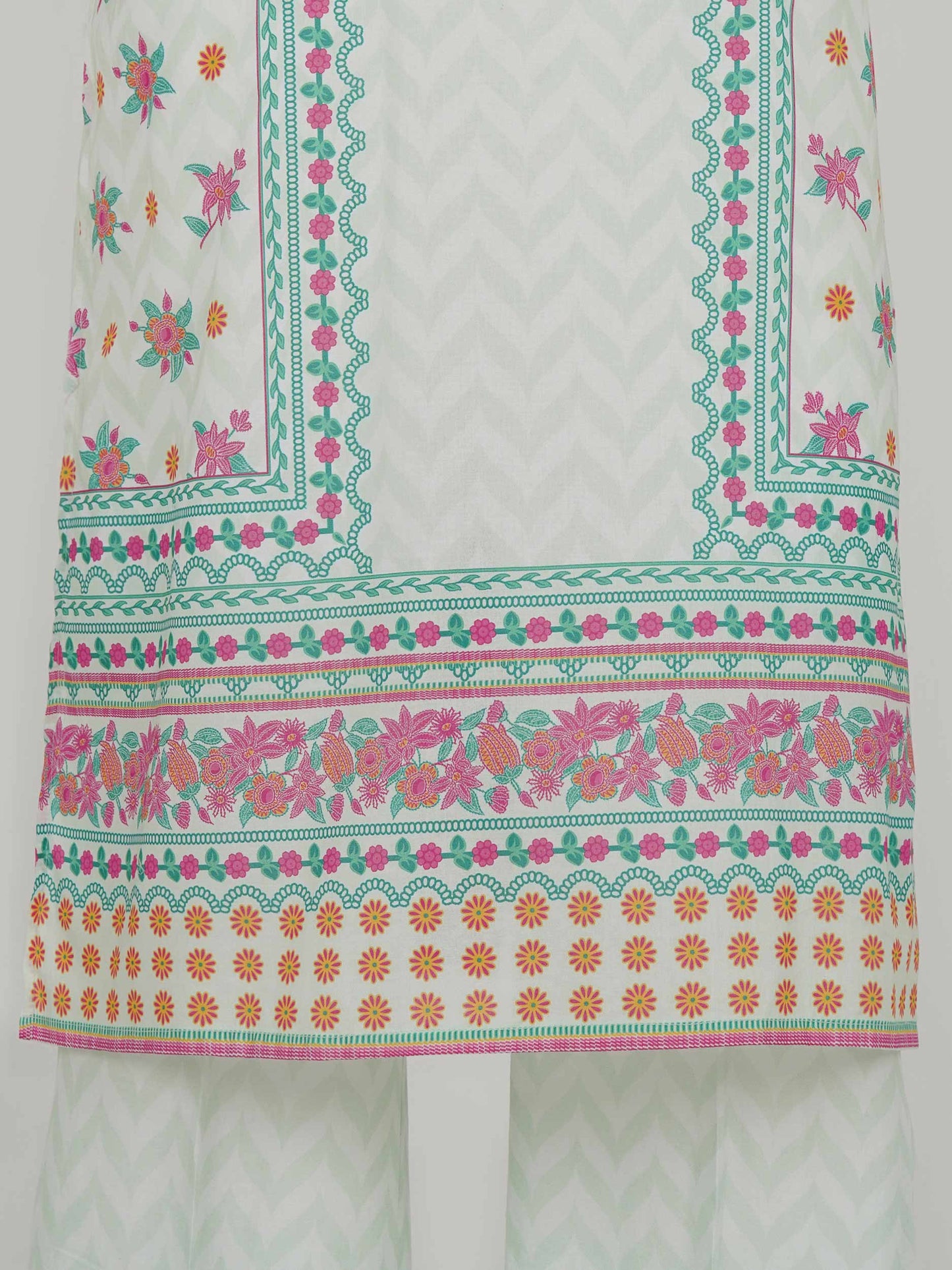 3 Piece Lawn Suit- Printed (Unstitched)