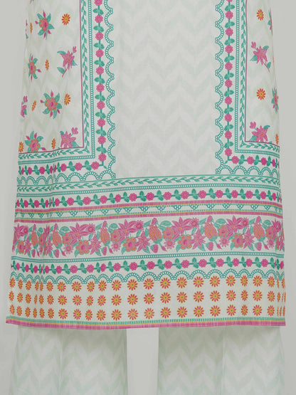 3 Piece Lawn Suit- Printed (Unstitched)