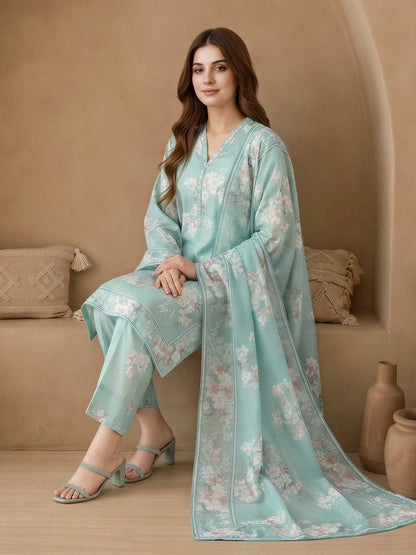 3 Piece Lawn Suit (Unstitched)