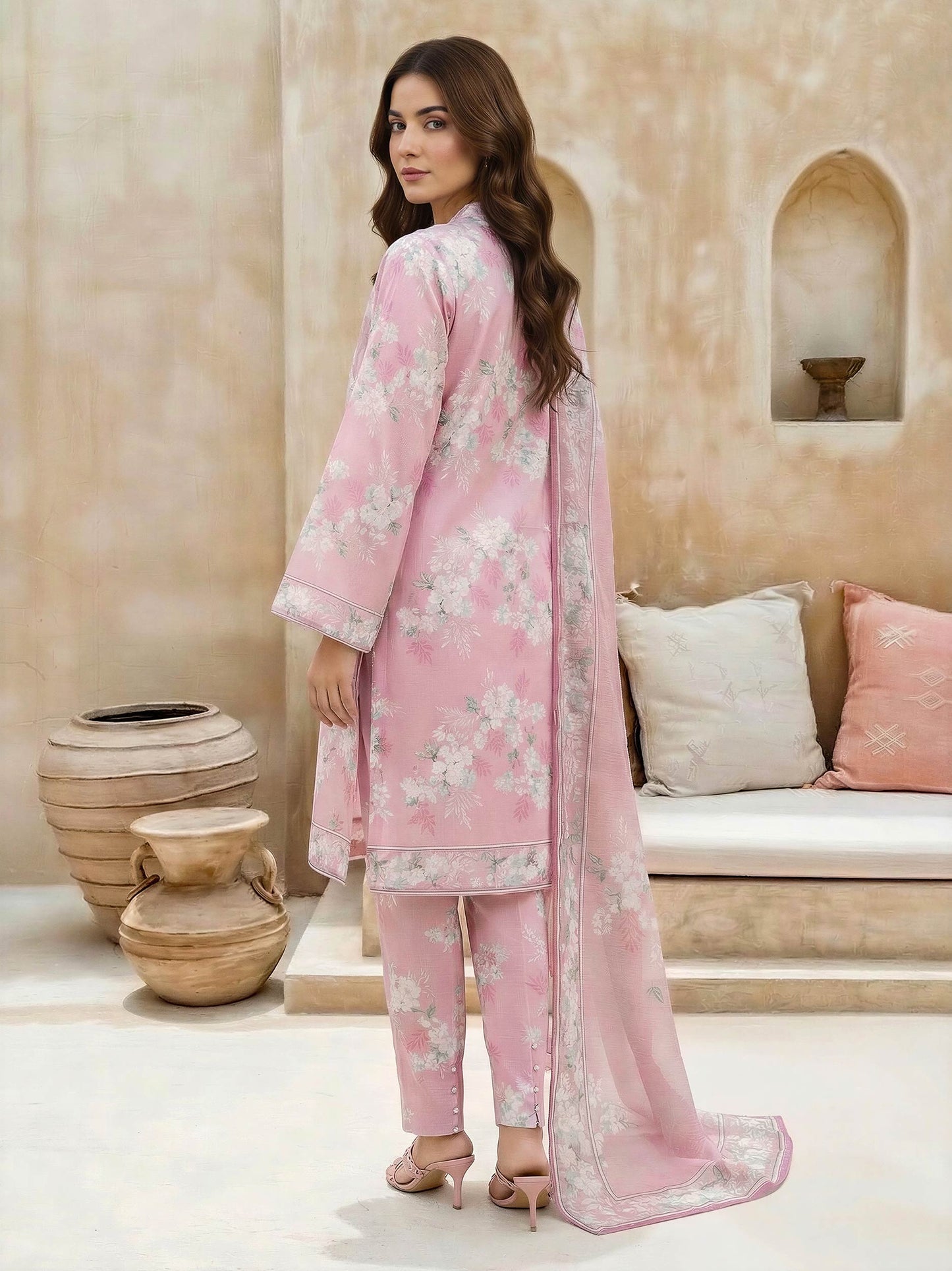 3 Piece Lawn Suit (Unstitched)
