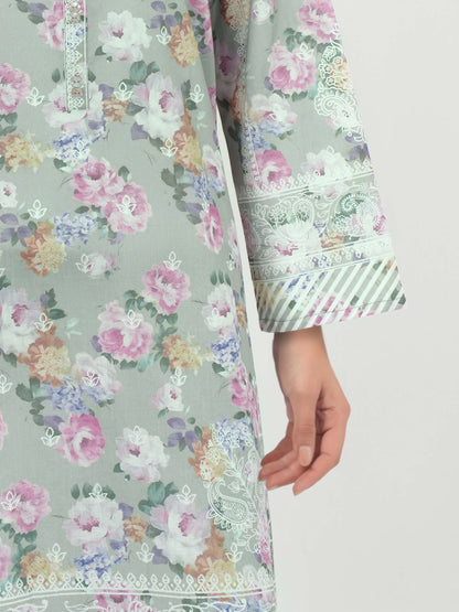 3 Piece Lawn Suit- Printed (Unstitched)