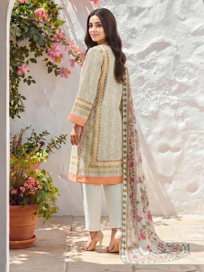 3 Piece Lawn Suit (Unstitched)