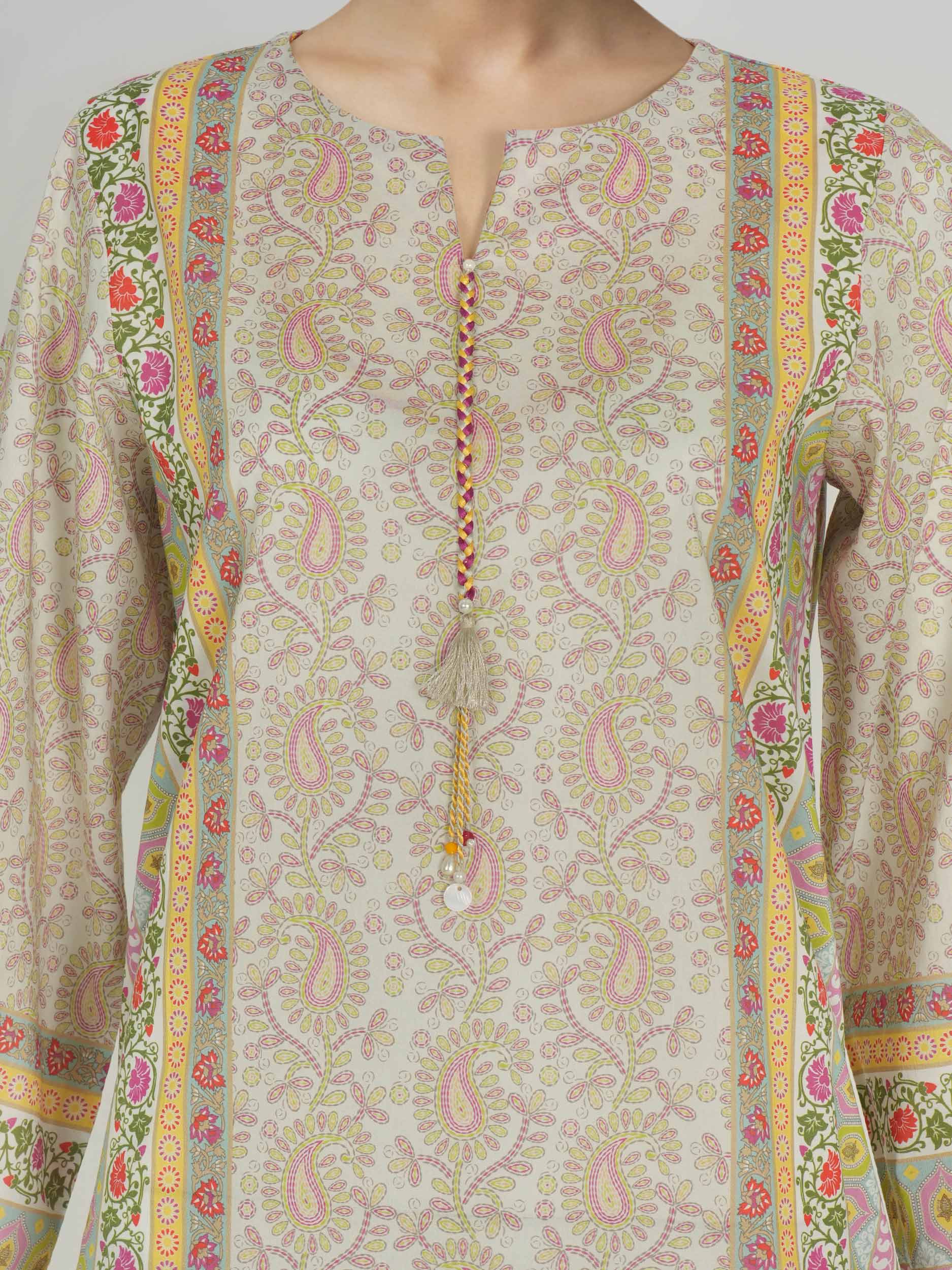 3 Piece Lawn Suit (Unstitched)