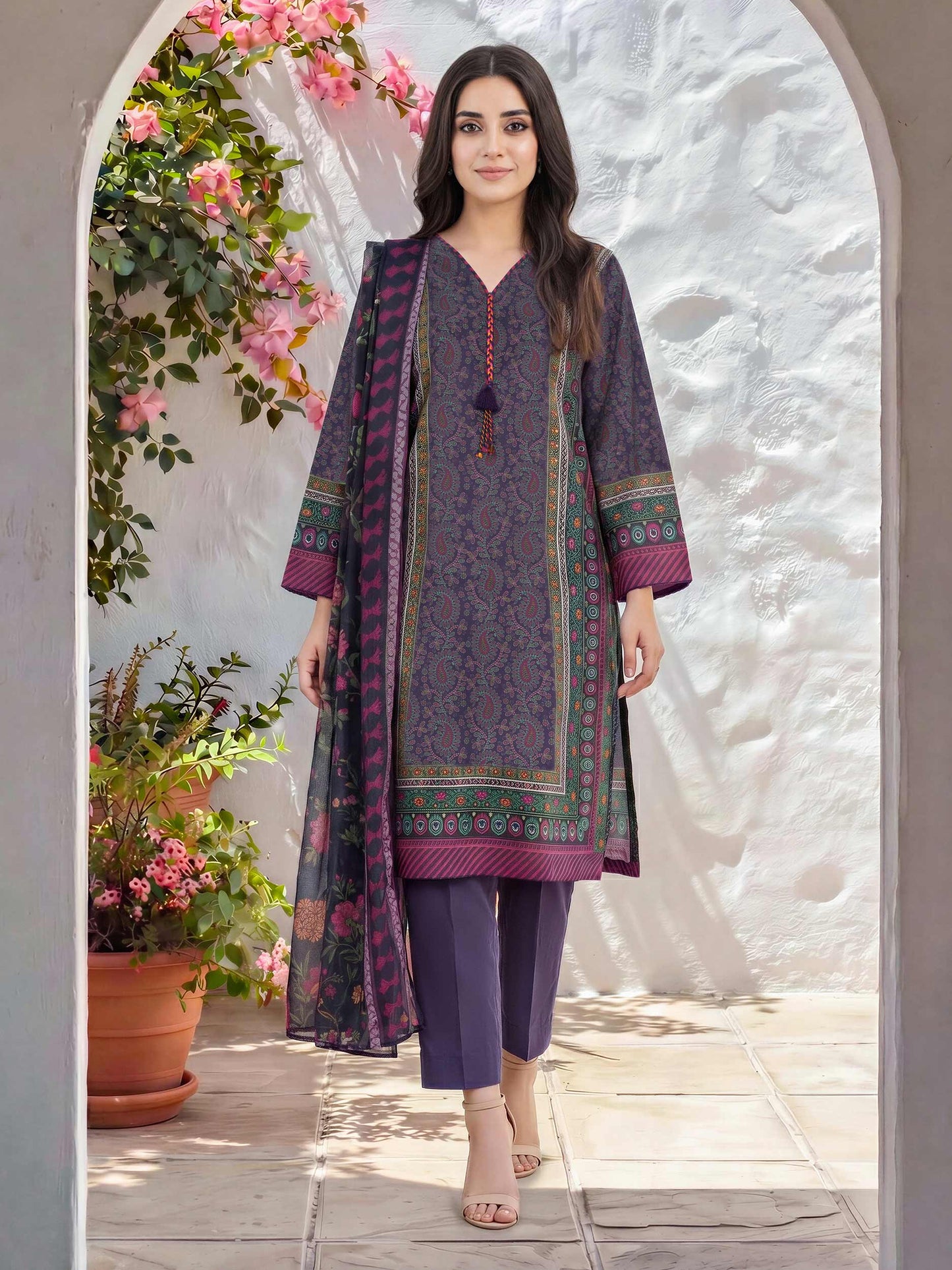 3 Piece Lawn Suit (Unstitched)