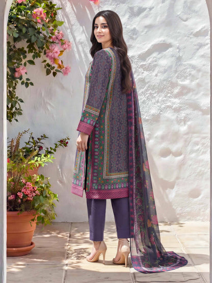 3 Piece Lawn Suit (Unstitched)