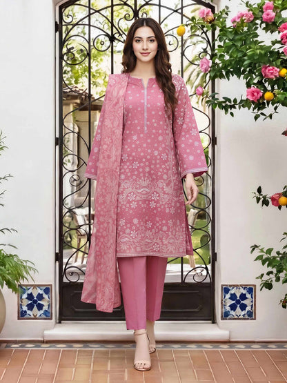 3 Piece Lawn Suit (Unstitched)