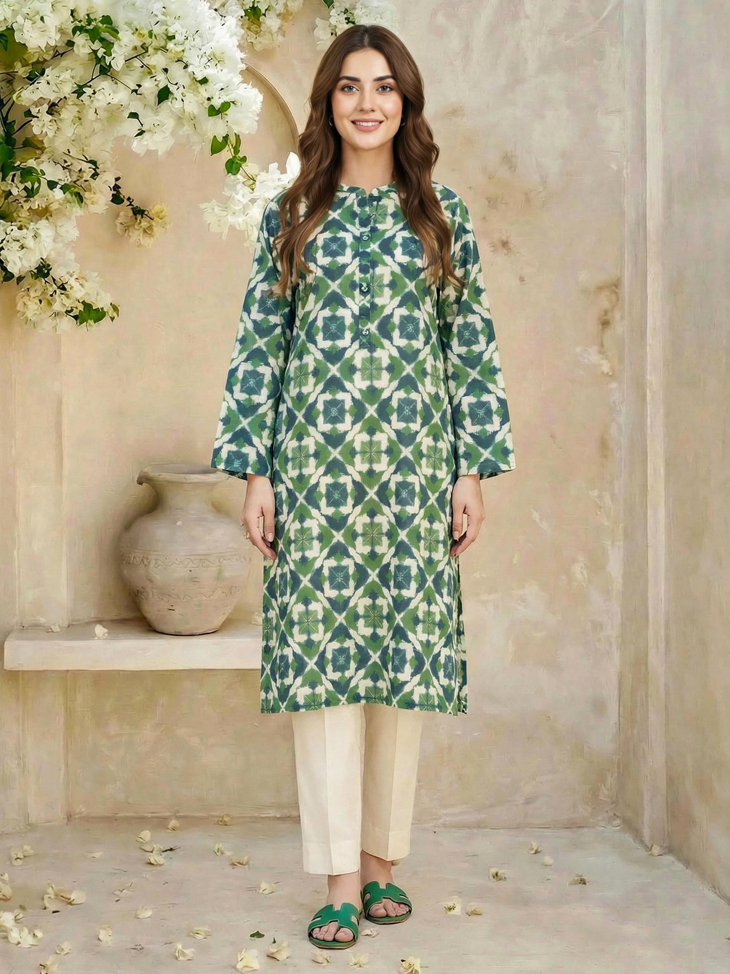 Lawn Suit- Printed (Unstitched)