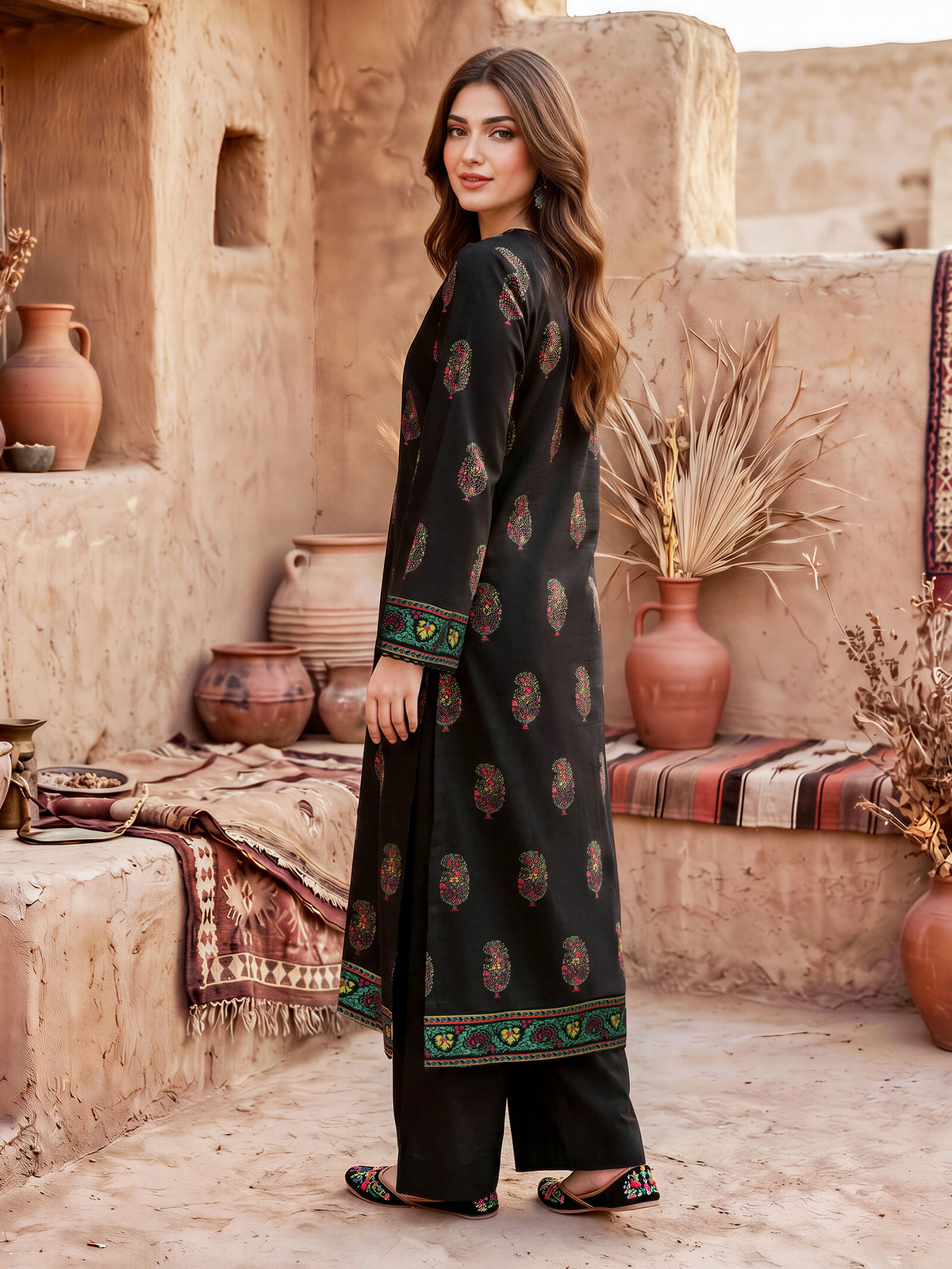 Poly Khaddar Shirt (Unstitched)