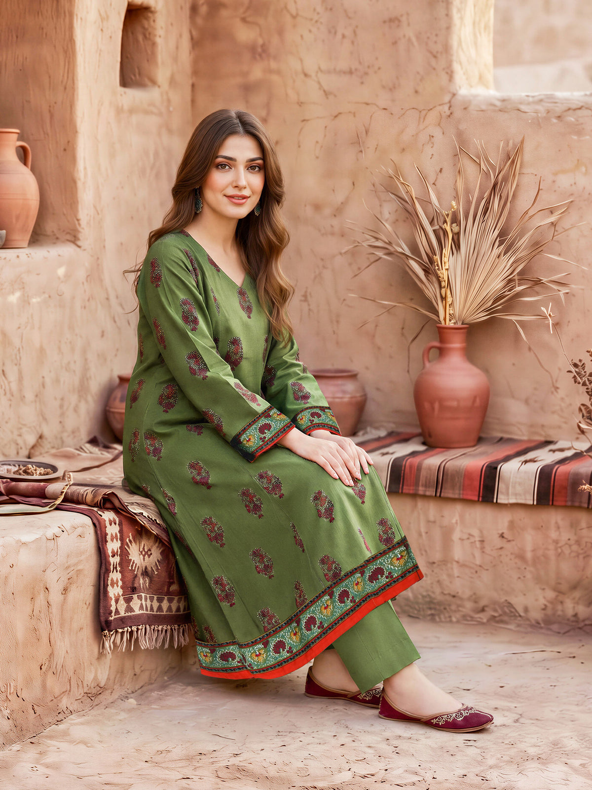 Poly Khaddar Shirt (Unstitched)