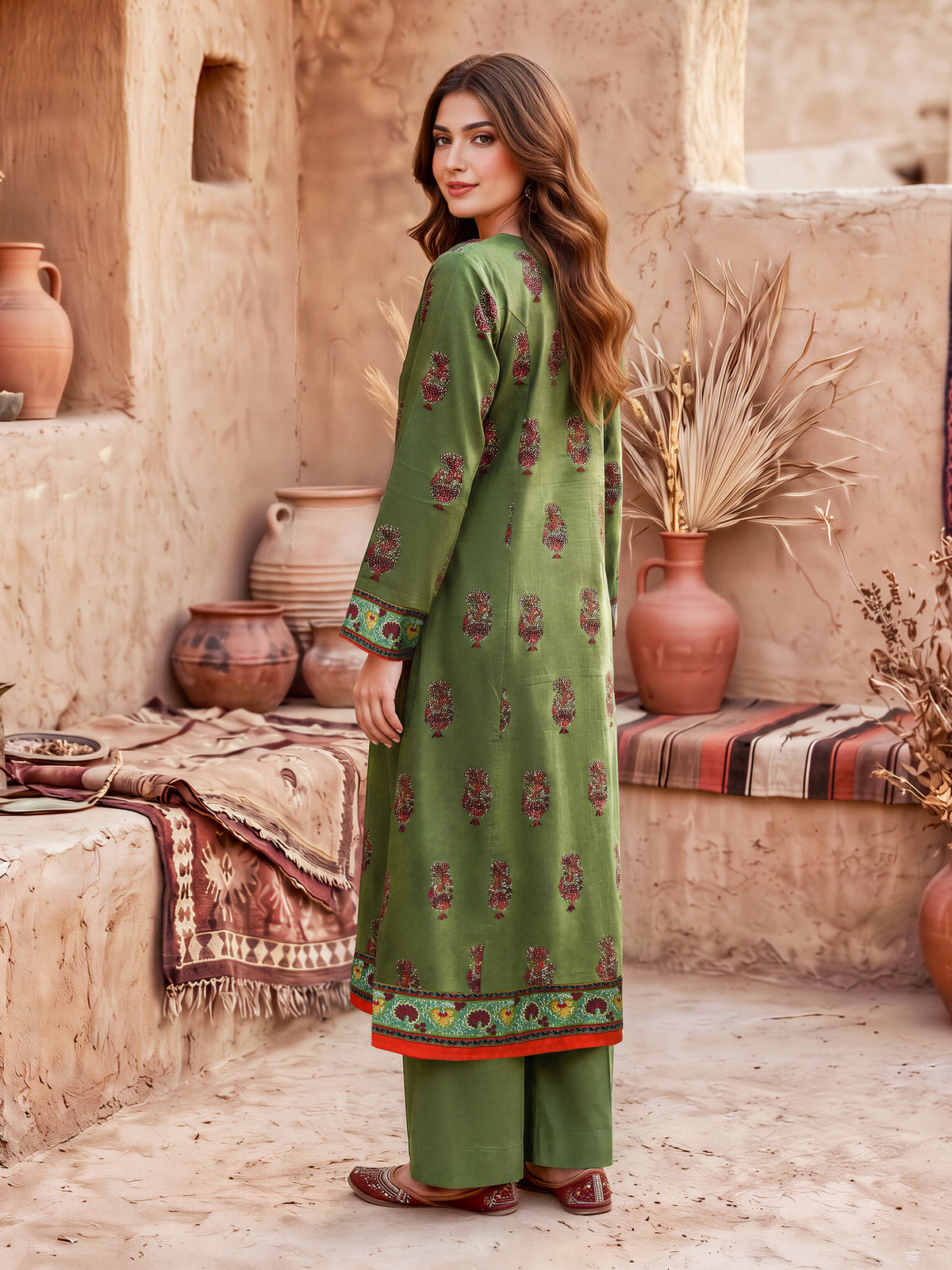 Poly Khaddar Shirt (Unstitched)