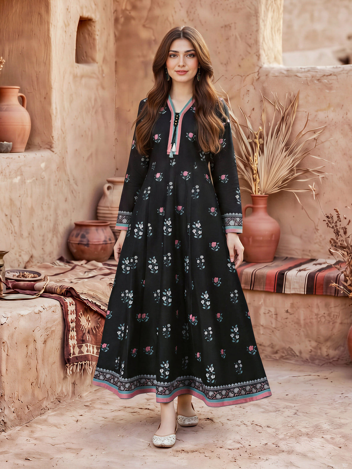 Poly Khaddar Shirt (Unstitched)
