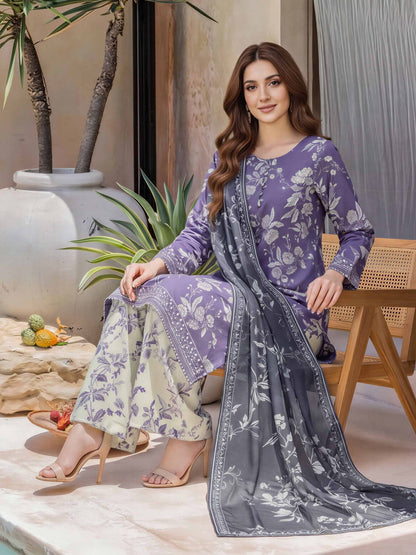 3 Piece Lawn Suit (Unstitched)