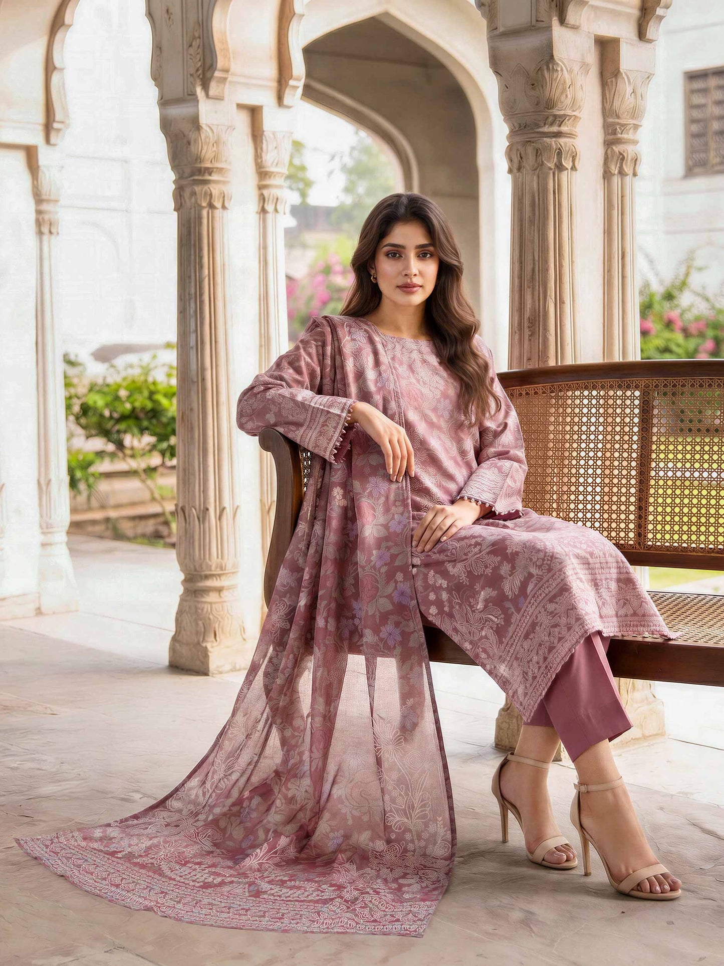 3 Piece Lawn Suit (Unstitched)