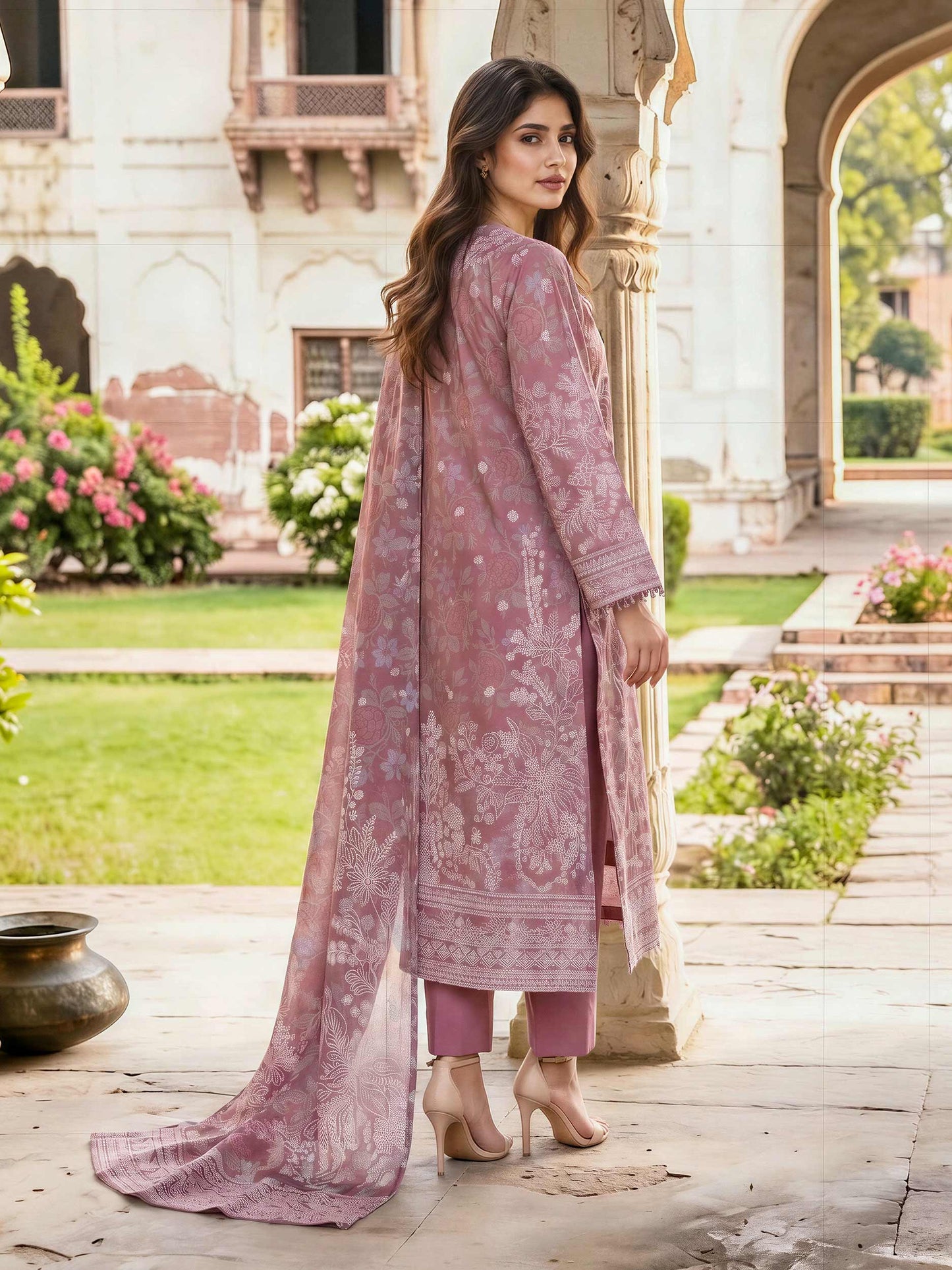 3 Piece Lawn Suit (Unstitched)