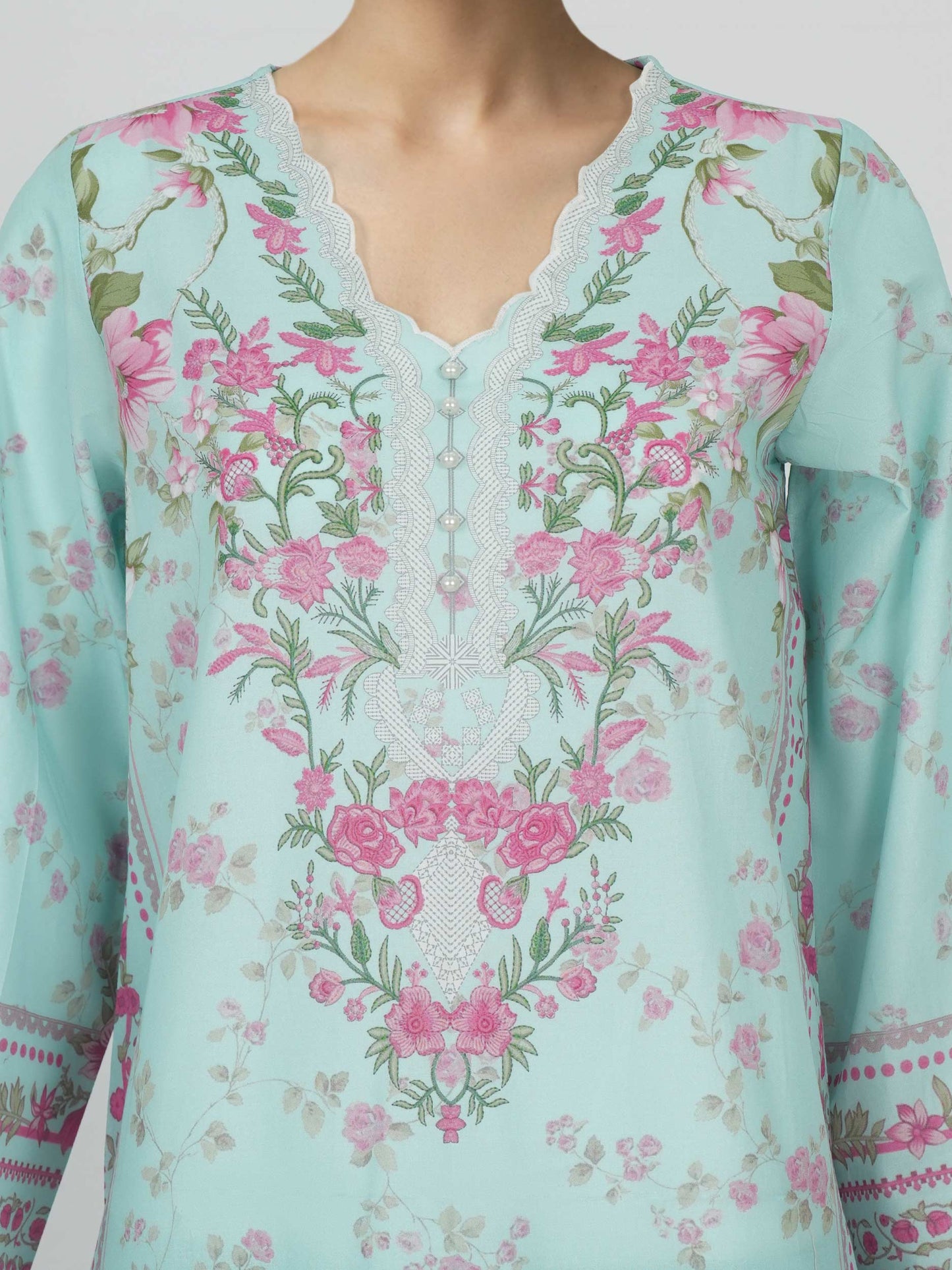 3 Piece Lawn Suit (Unstitched)