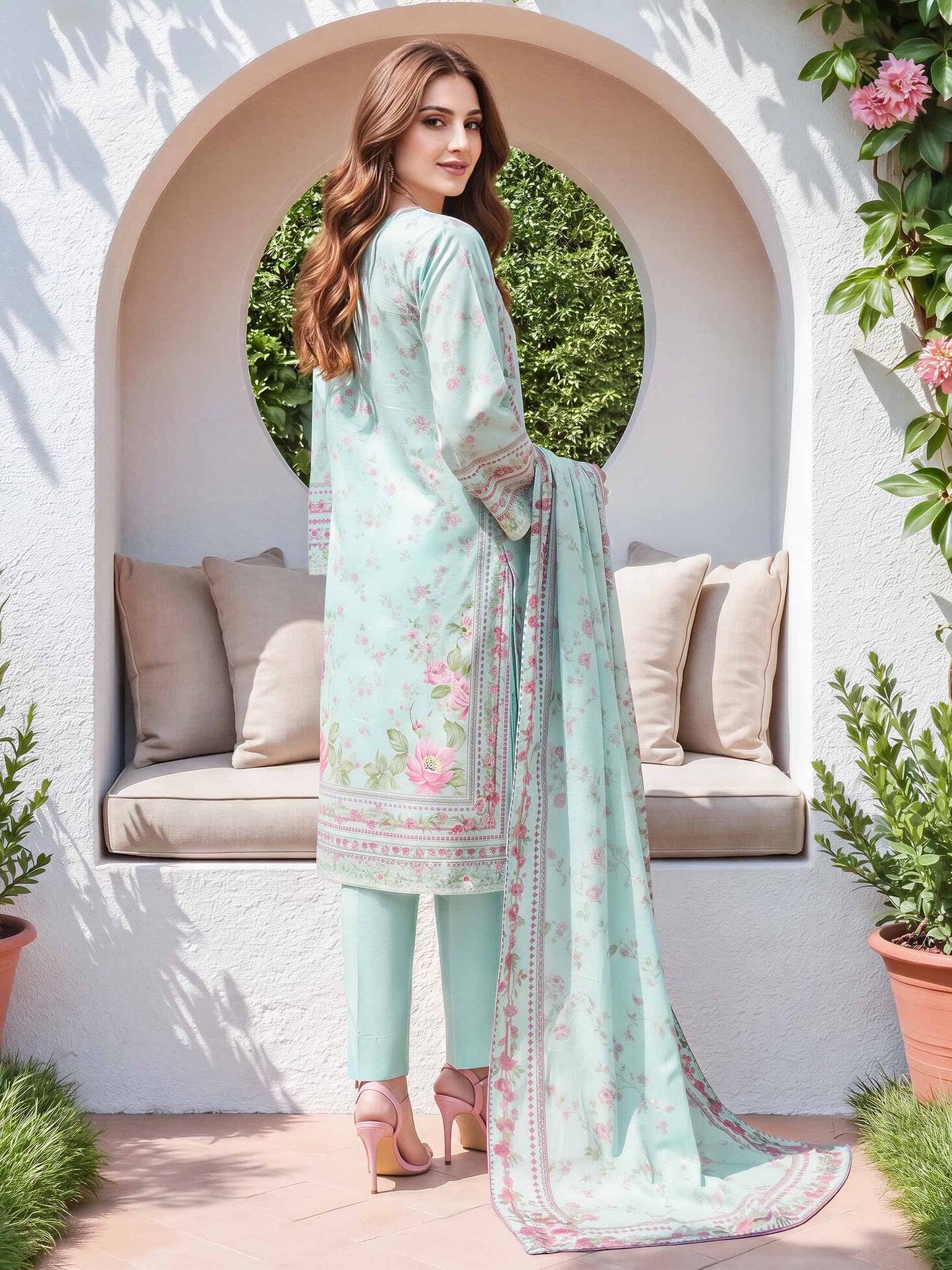 3 Piece Lawn Suit (Unstitched)