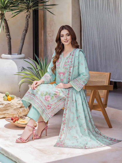 3 Piece Lawn Suit (Unstitched)