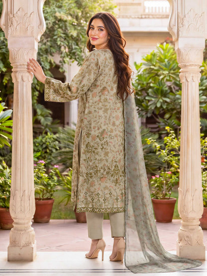 3 Piece Lawn Suit (Unstitched)