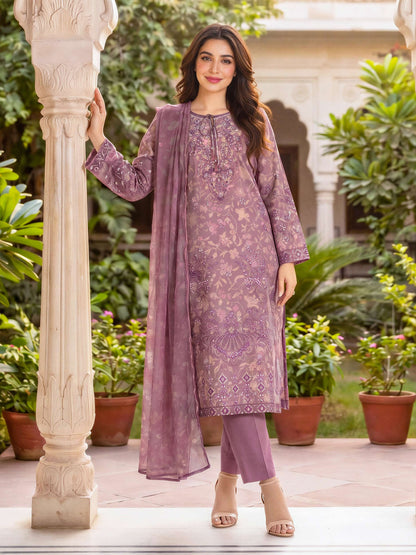 3 Piece Lawn Suit (Unstitched)