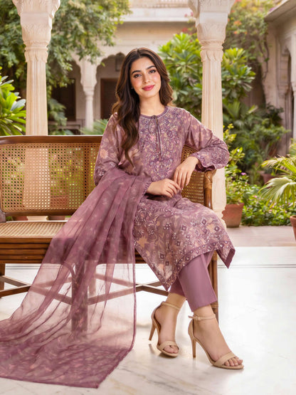 3 Piece Lawn Suit (Unstitched)