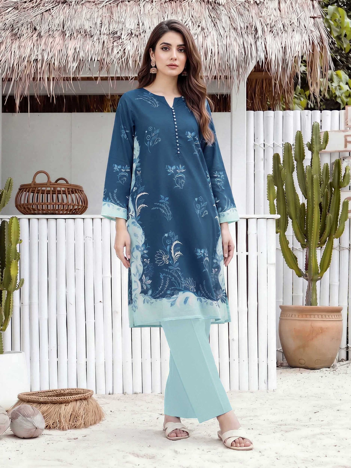 2 Piece Lawn Suit (Unstitched)