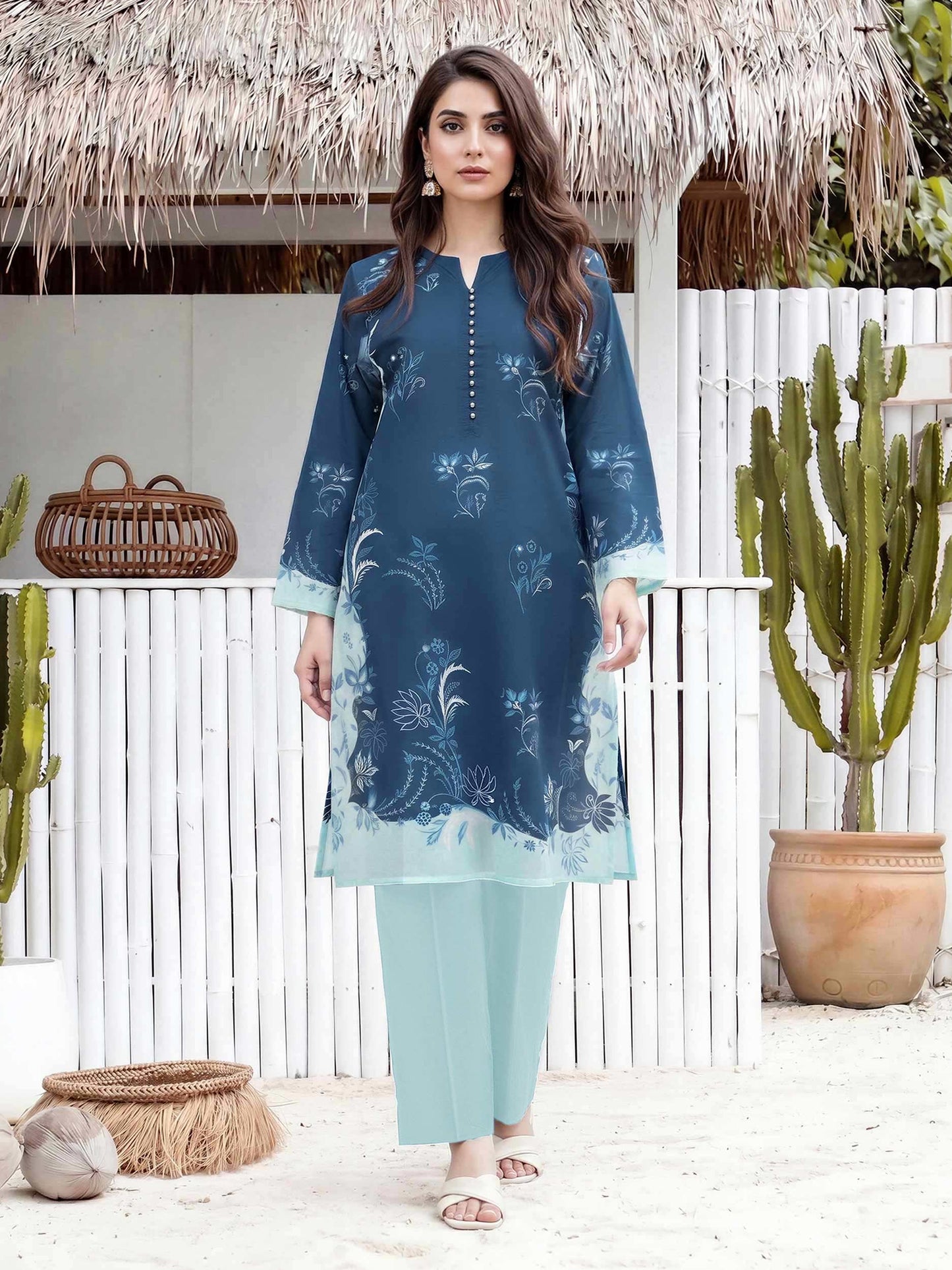2 Piece Lawn Suit (Unstitched)