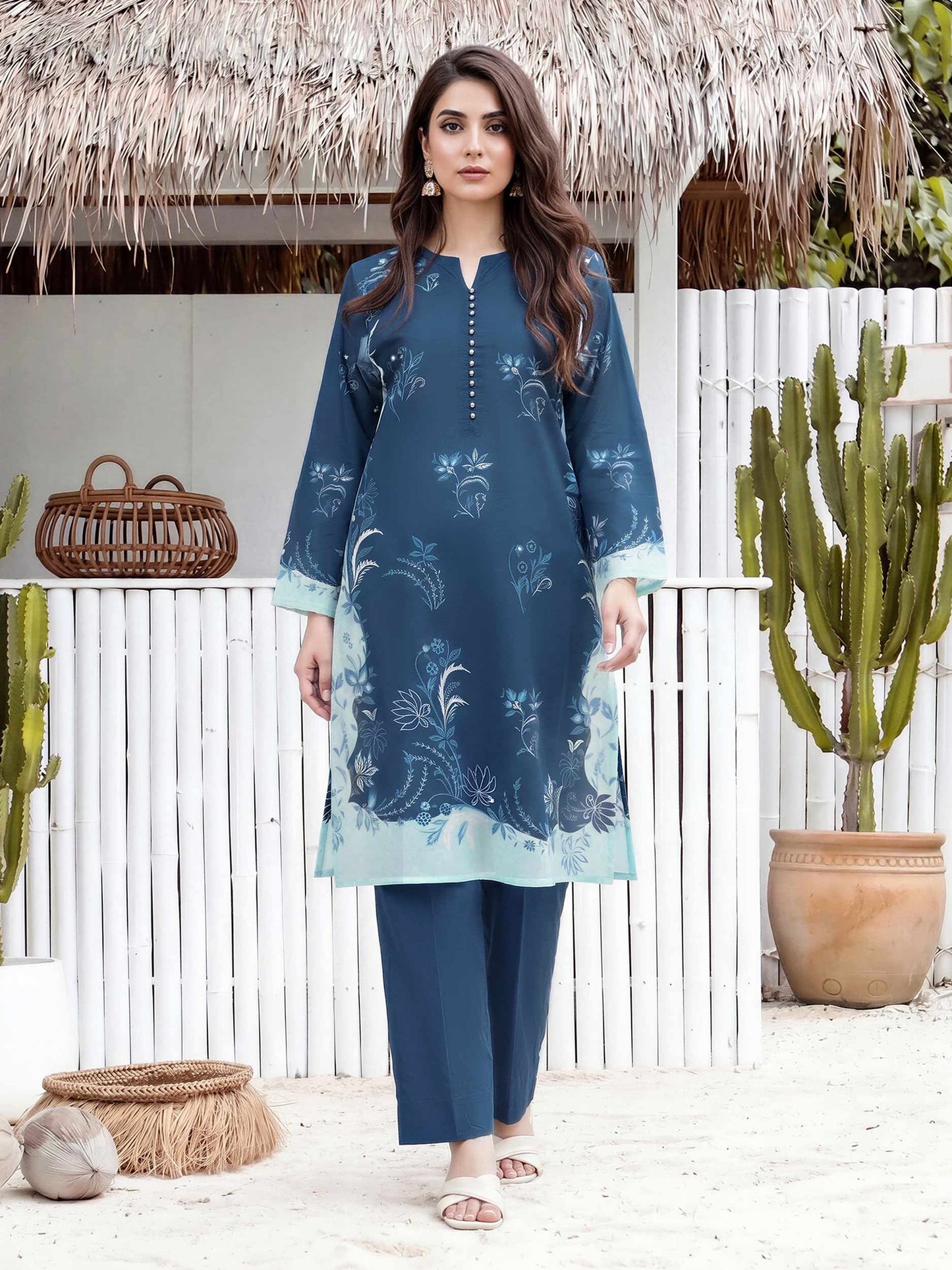 2 Piece Lawn Suit (Unstitched)