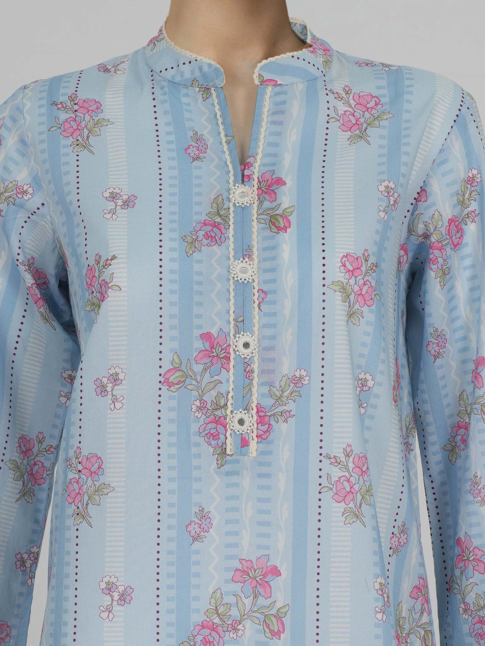 2 Piece Lawn Suit (Unstitched)