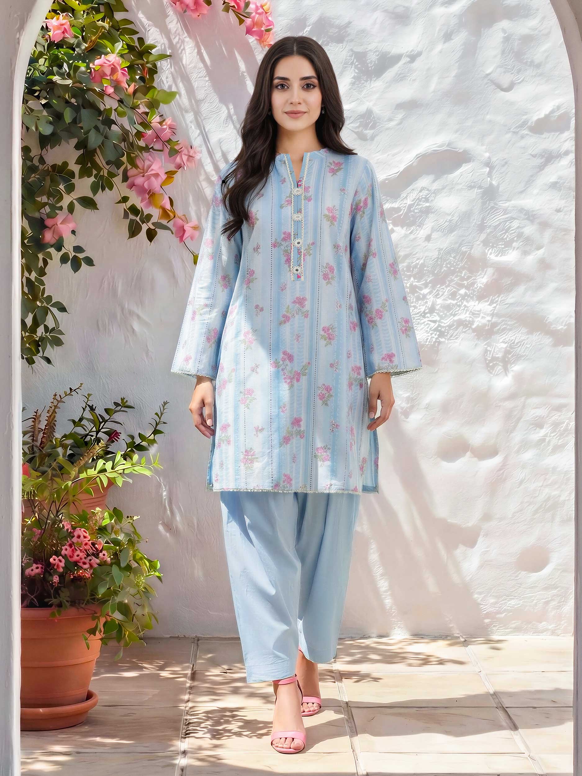 2 Piece Lawn Suit (Unstitched)