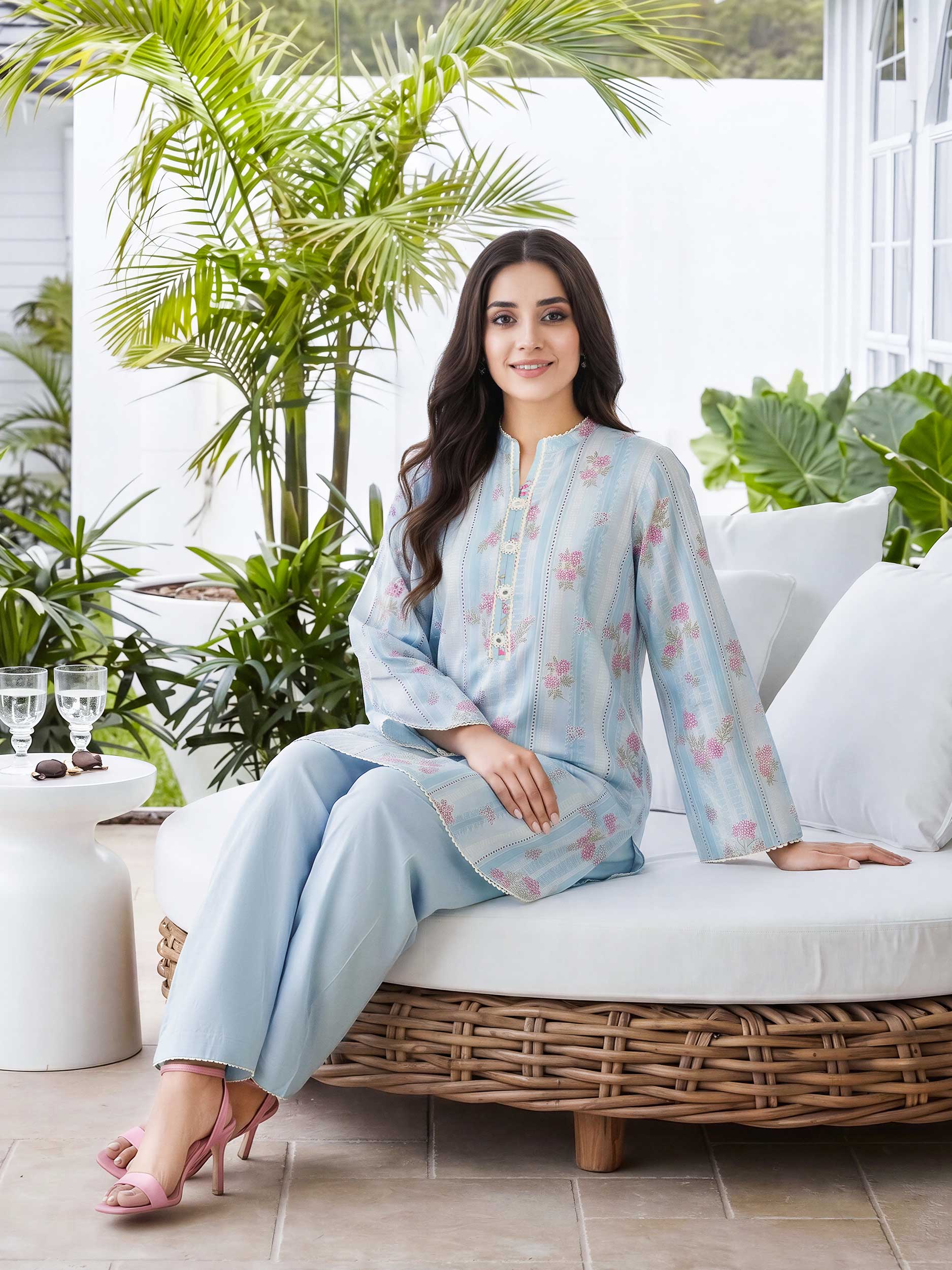 2 Piece Lawn Suit (Unstitched)