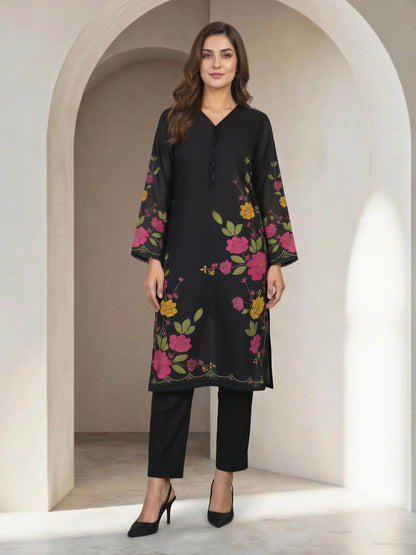 2 Piece Lawn Suit- Printed (Unstitched)