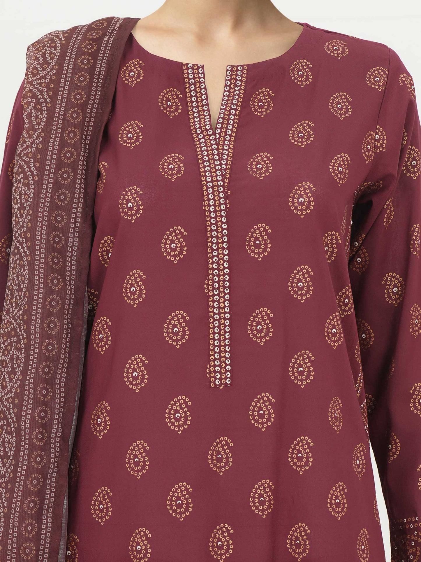 3 Piece Lawn Suit- Paste Printed (Unstitched)