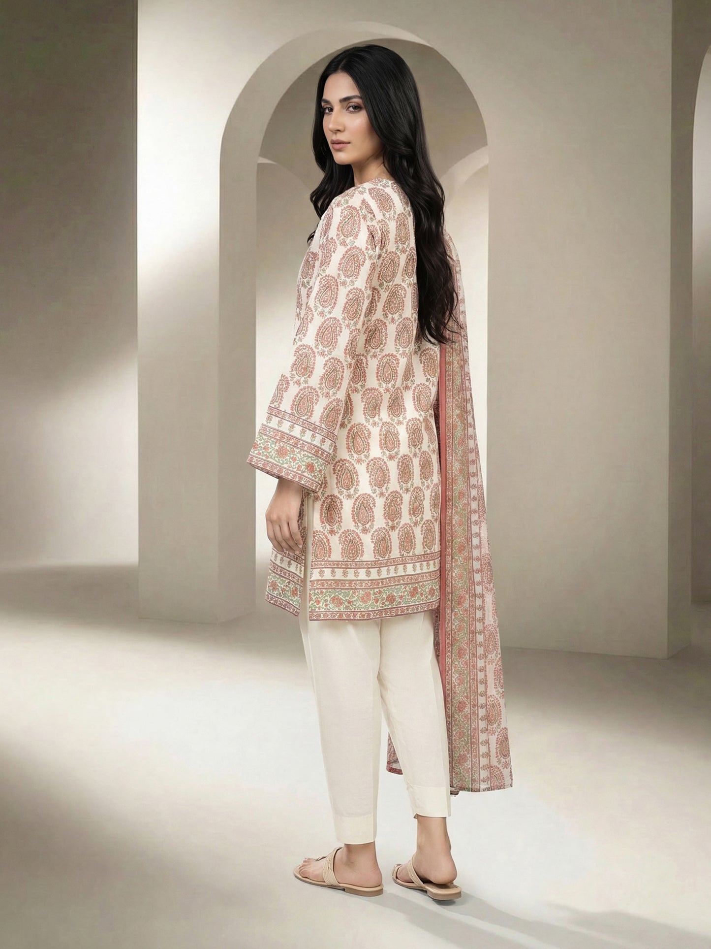3 Piece Lawn Suit (Unstitched)