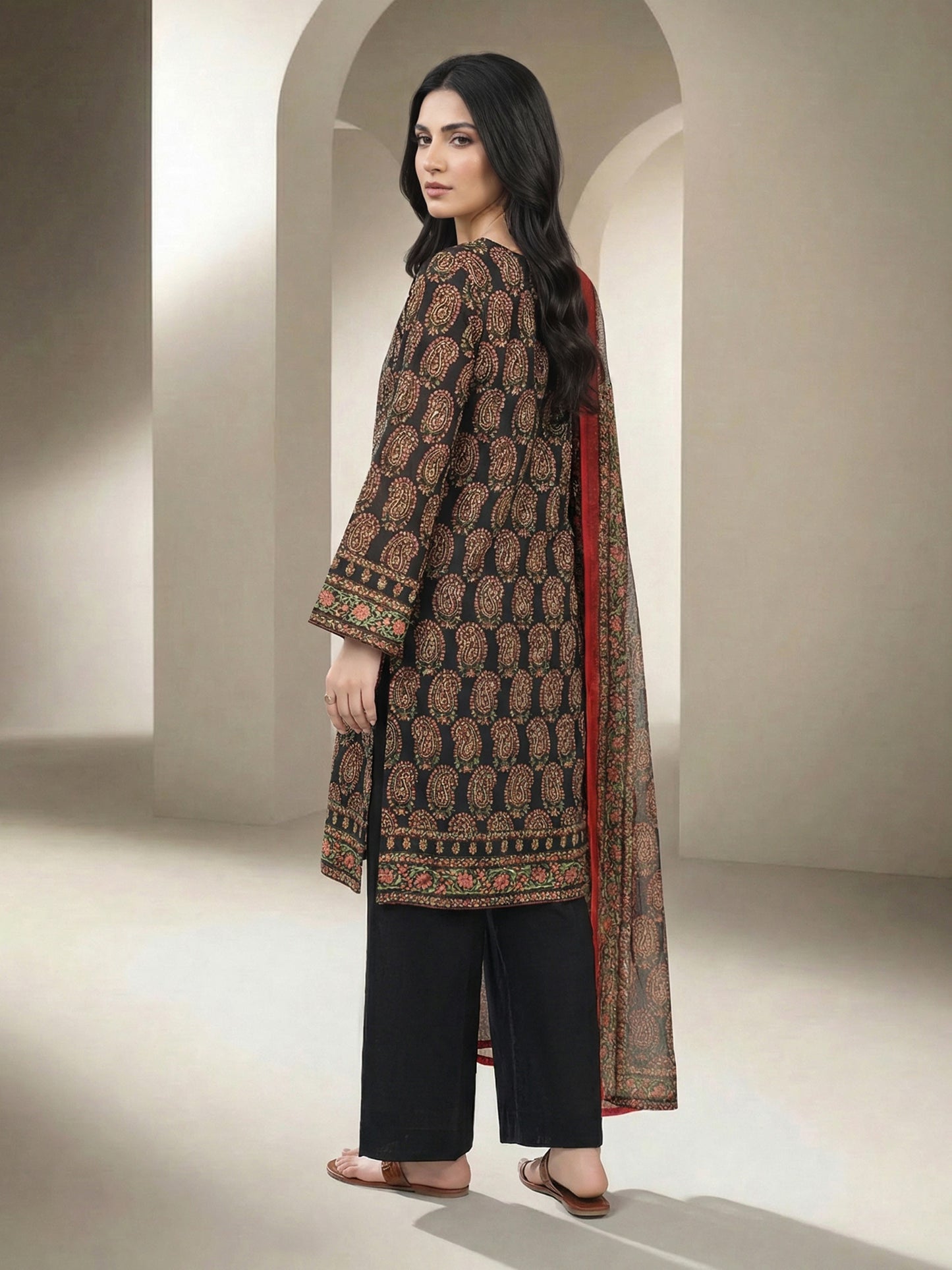 3 Piece Lawn Suit (Unstitched)