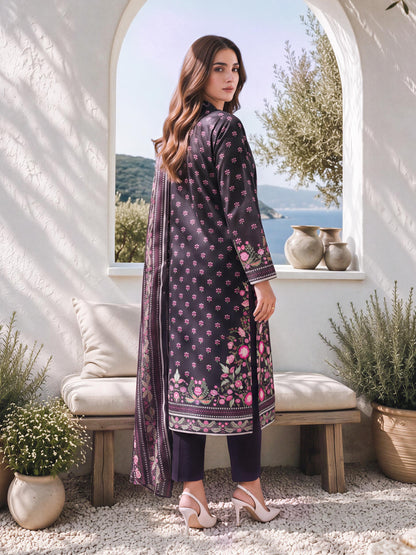 3 Piece Khaddar Suit (Unstitched)