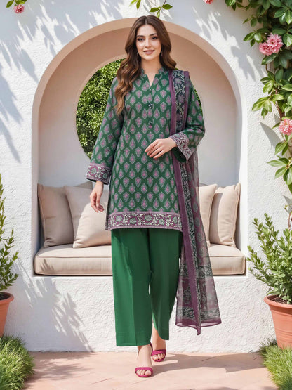 3 Piece Lawn Suit (Unstitched)